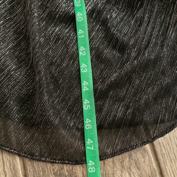 MISA Los Angeles Ilona Midi Dress Metallic Black - Picture 8 of 10